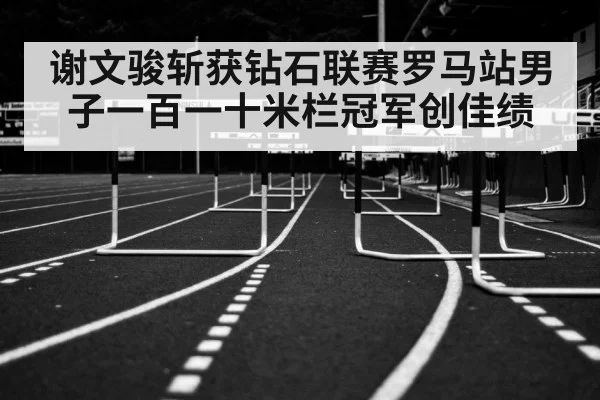 谢文骏斩获钻石联赛罗马站男子一百一十米栏冠军创佳绩